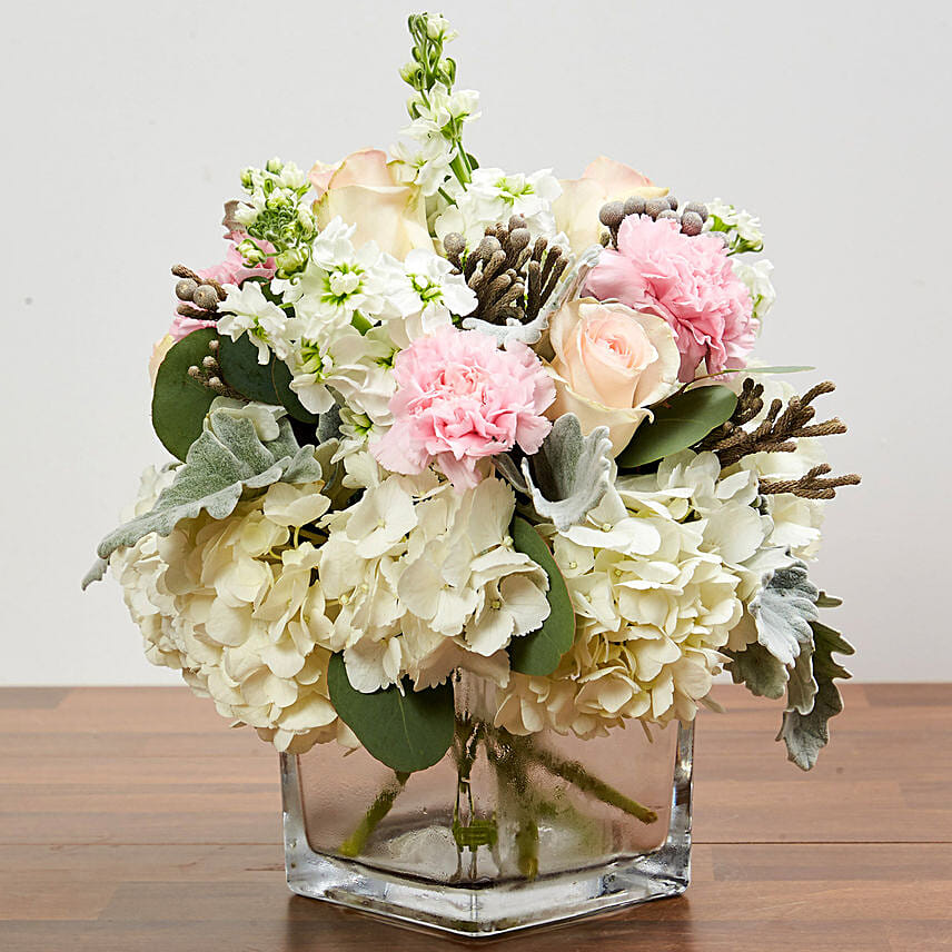 Enchanting Flower Vase Arrangement: Flowers For Wedding