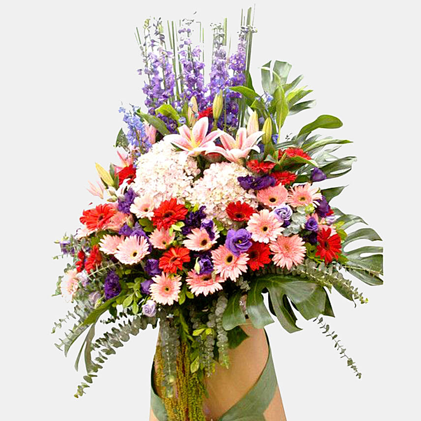 Early Summer Days Flower Arrangement: Gerbera Flowers