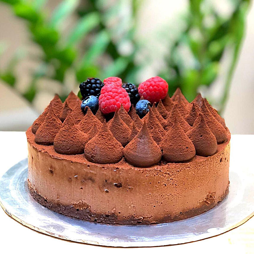 Chocolate Truffle Cream Cake: Fathers Day Cake Singapore