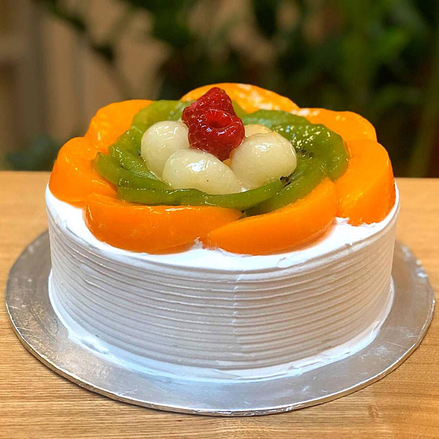 Fresh Mango Passion mousse cake: Fruit Cakes