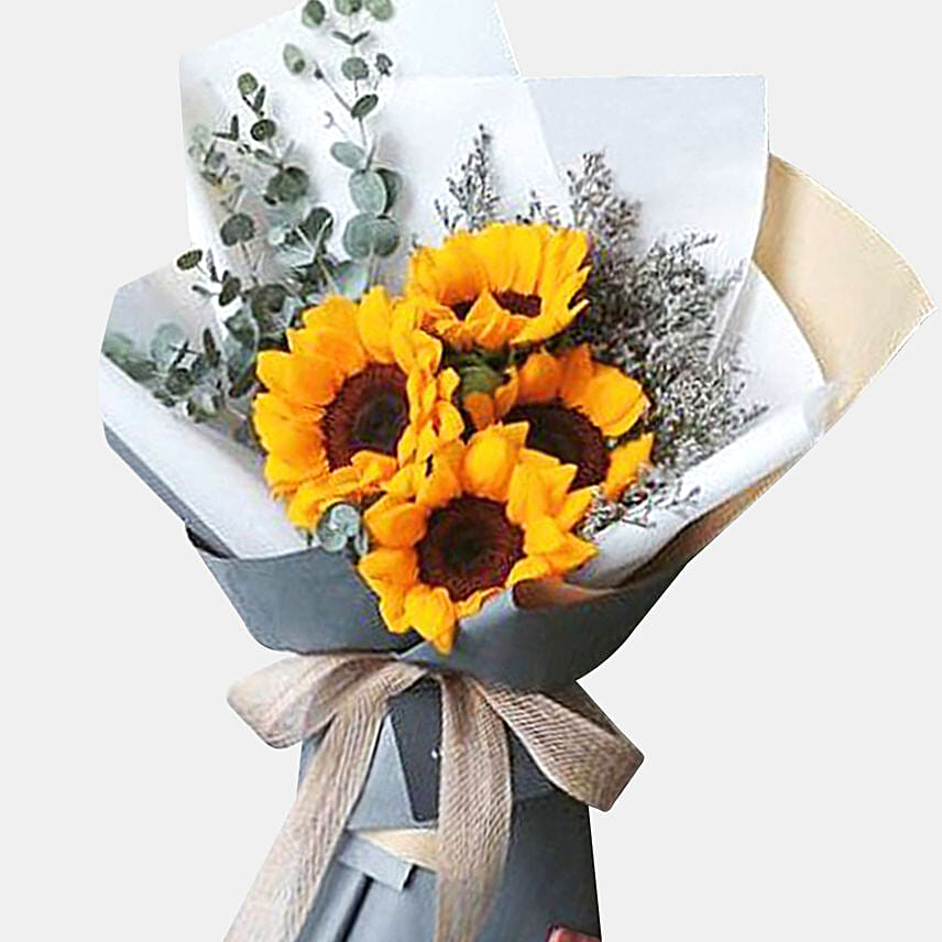 Bright Sunflowers Bunch: Thank You Gifts