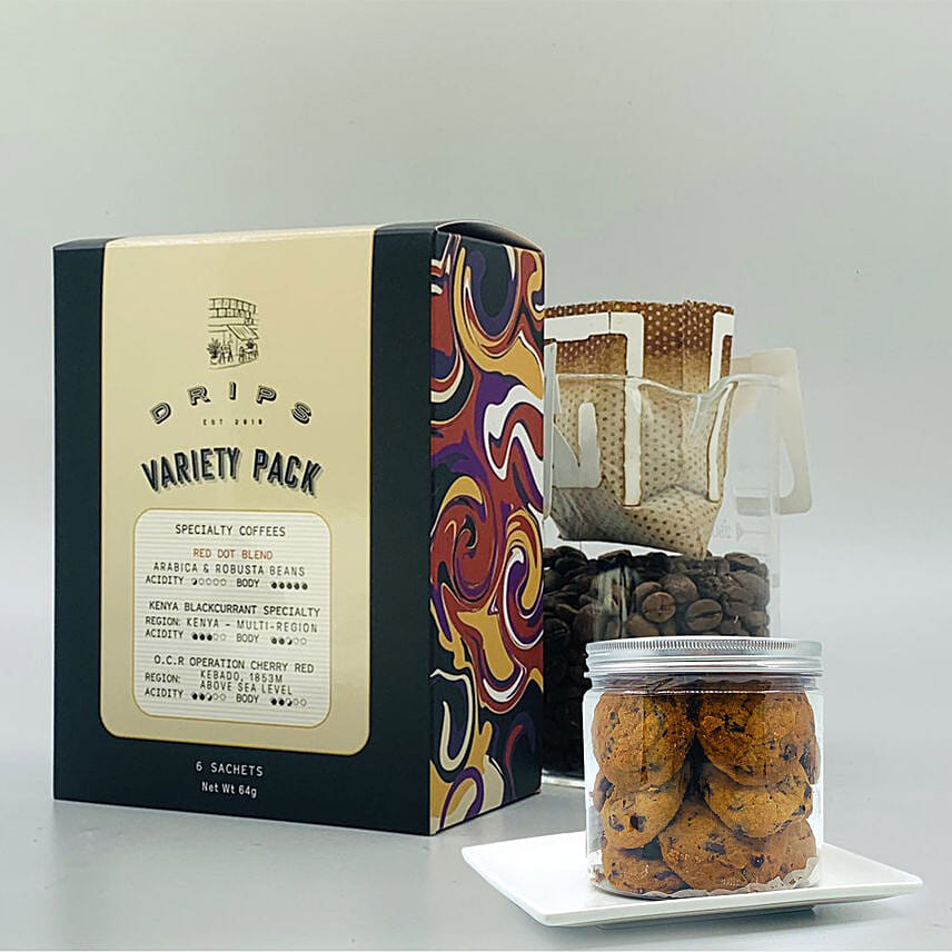 Filter Coffee & Chocolate Pack: Cookie Shop