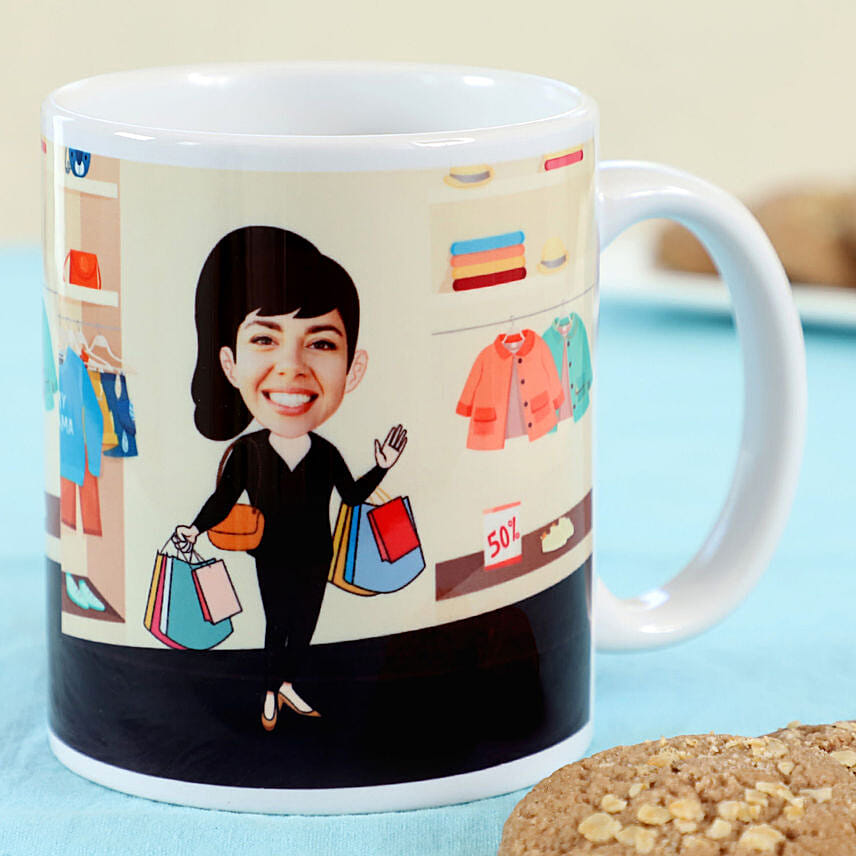 Caricature Personalised Office Mug: Personalised Caricatures