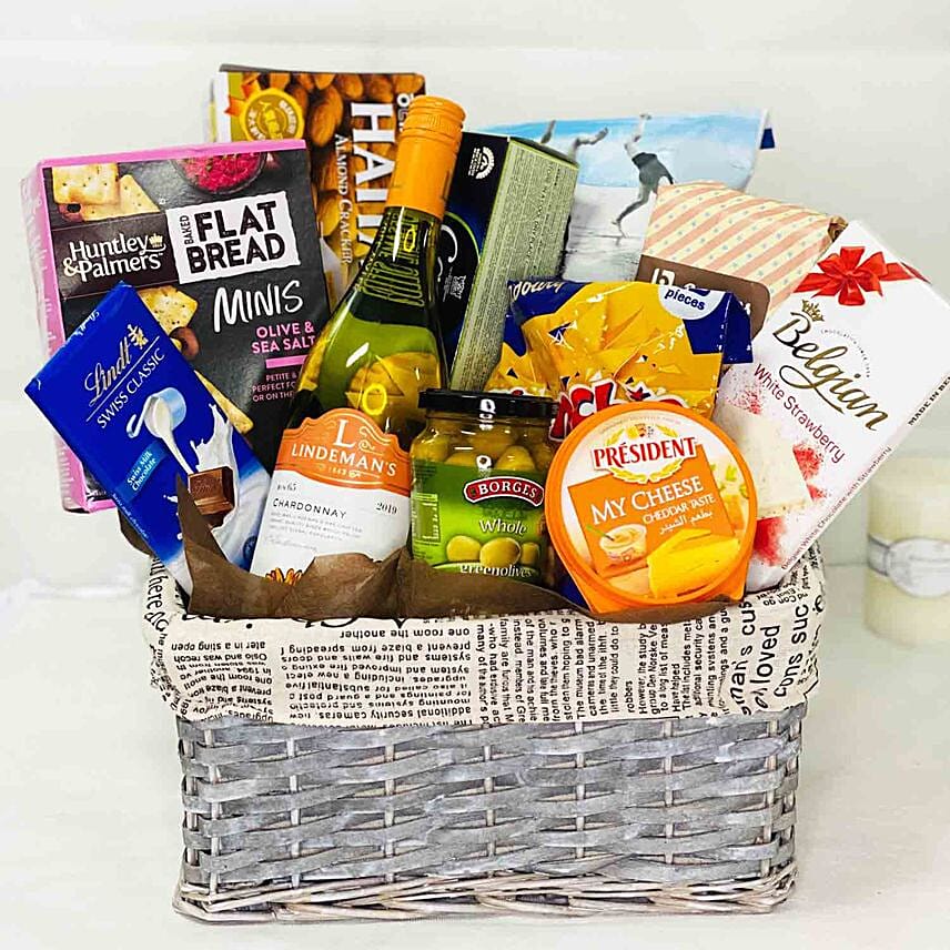 Chardonnay N Truffles Gift Hamper: Fathers Day Gift Hampers