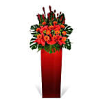 Grand Operning Flower Stand