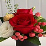 Box Of Roses With Rocher