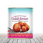 Alluring Roses Arrangement and Gulab Jamun Combo