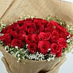 30 Red Roses and Godiva Chocolate Combo