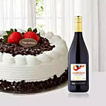 Blackforest Cake With Red Wine