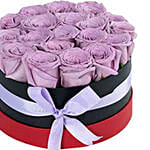 Enticing Purple Roses Arrangement