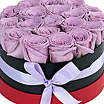 Enticing Purple Roses Arrangement