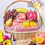 Juicy Hamper with Flowers