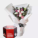 Flowers Bunch & No Sugar Marshmallow Chocolate