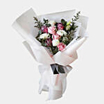Delicate Flower Bunch & Chocolates