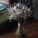 Bridal Blue Dried Flower Grand Posy