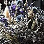 Bridal Blue Dried Flower Mini Posy