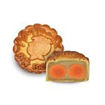 Egg Yolk Bake Skin Mooncakes- 2 Pcs