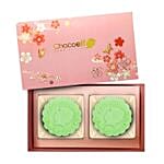 Jasmine Green Tea Truffle Yolk Mooncakes- 2 Pcs