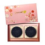 Dark Nibs Truffle Yolk Mooncakes- 2 Pcs