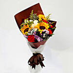 Joyful Flower Posy & Earl Grey Lavender Cake