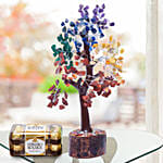 5 Chakra Wish Tree with Ferrero Rocher